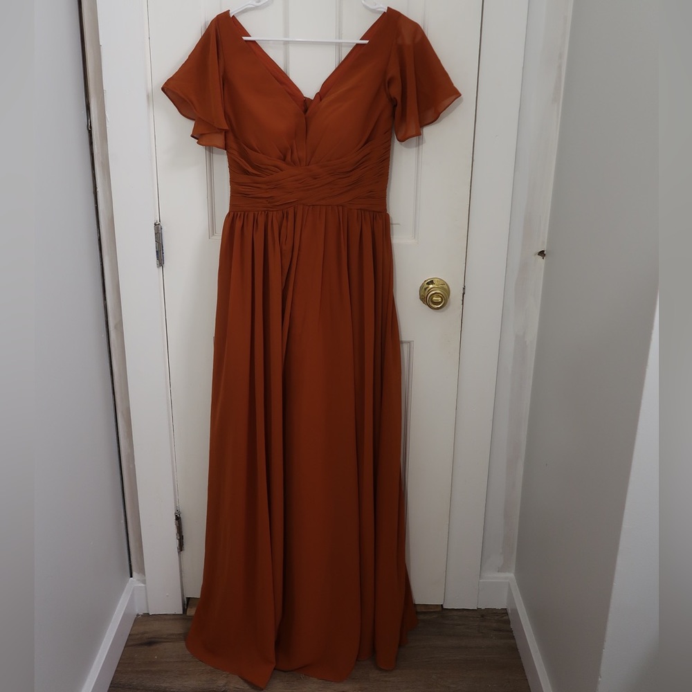 Beautiful never been worn, Princeton orange gown